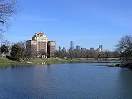 Downtown Dallas as seen from Lake Cliff