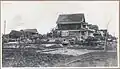 Damaged homes on Smith Street