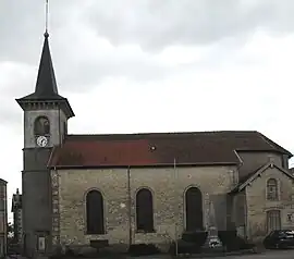 The church in Damas-et-Bettegney