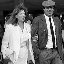 Milchan with Barbra Streisand, 1984, Photographer: Yosi Aloni, Dan Hadani collection, National Library of Israel