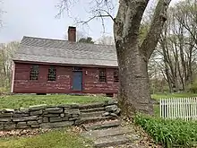 Front view of the Daniel Benton Homestead