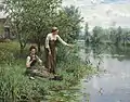 Two Women Fishing