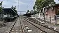 Station as viewed from Bong Bong Road railway crossing