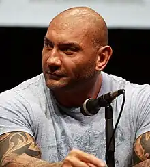 Dave Bautista at the 2013 San Diego Comic-Con International in San Diego, California.