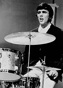 Clark in a 1965 US television appearancewith the Dave Clark Five