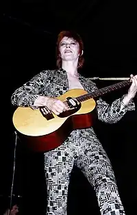 David Bowie in the early 1970s.