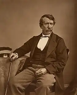 Image 44An 1864 photograph of the Scottish explorer and missionary David Livingstone. (from Zambia)