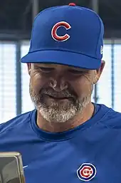 David Ross, current manager of the Chicago Cubs