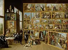 Archduke Leopold Wilhelm in his Gallery in Brussels by David Teniers the Younger, c. 1650