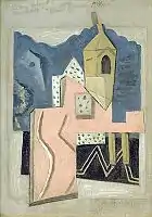 Stuart Davis, Steeple and Street, 1922, Hirshhorn Museum and Sculpture Garden, Washington, DC.