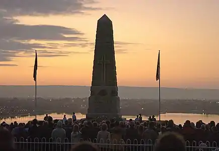 Image 12Anzac Day dawn services are held throughout Australia every April. (from Culture of Australia)