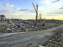 Image 9Widespread devastation in a residential area of Dawson Springs. (from 2021 Western Kentucky tornado)