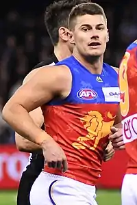 Colour photograph of Dayne Zorko in 2018