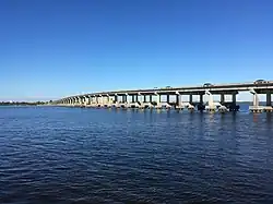 View of Desoto Bridge from Bradenton Riverwalk