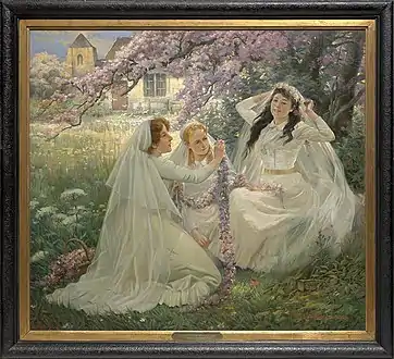 De meikoningin, 1900 Groeningemuseum, Brugge