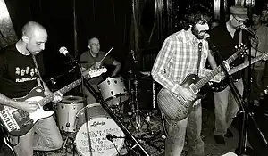 Nick Ceglio, John Broeckel, Rob Danson, and Peter DiBiasio (left to right) live at Three Clubs in Hollywood on January 14, 2009