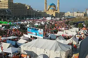 Dec 10 2006 pro-Hezbollah rally in Beirut