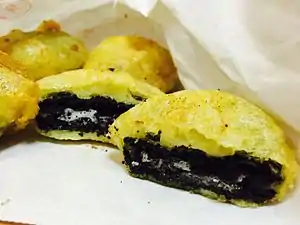 A deep-fried Oreo