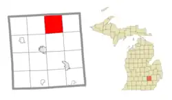 Location within Livingston County