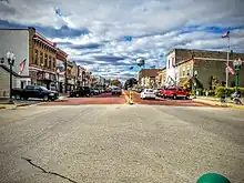 Looking west towards downtown Delavan