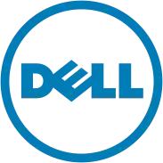 Dell's logo, used before the acquisition of EMC, used from 2010 to 2016