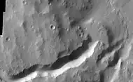 Delta in Lunae Palus quadrangle.