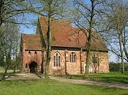 Medieval village church in Demen