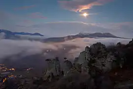 View from Southern Demirci during dawn