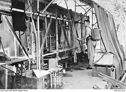 Example of gas chamber, Innisfail, 1943