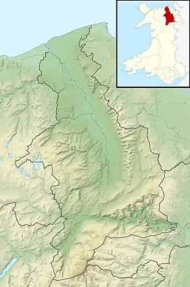 Moel y Gaer, Llantysilio is located in Denbighshire