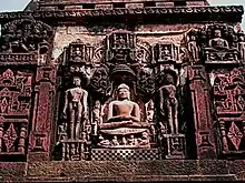 Wall of Jain Temple complex at Deogarh