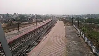 Deoghar railway station platform