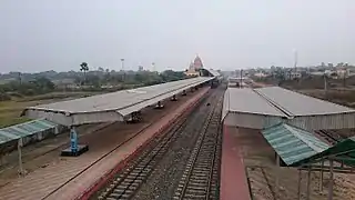 Deoghar railway station platform view