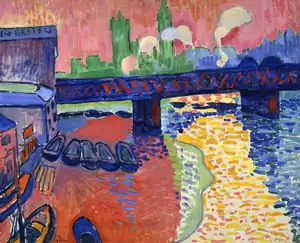 André Derain, Charing Cross Bridge, London, 1906, National Gallery of Art, Washington, DC.