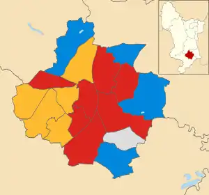 2003 results map