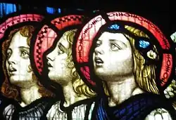 Robert Anning Bell, Gerald Valerian Wilson memorial stained glass window, St James Church, Warter