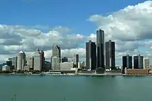 Skyline along the International Riverfront