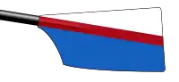 Image showing the rowing club's blade colours