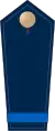 Blue epaulette with 1 light blue band