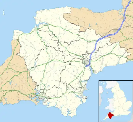 Bolham is located in Devon