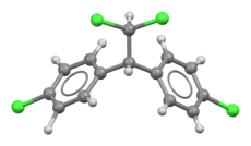 Ball-and-stick model of the DDD molecule