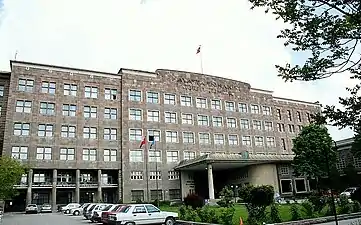 The Faculty of Languages, History and Geography building (1937) of Ankara University was designed by Bruno Taut.