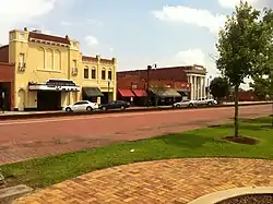 Downtown Dillon from the Amtrak station in June 2013.