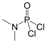 Dimethylamidophosphoric dichloride 2D skeletal