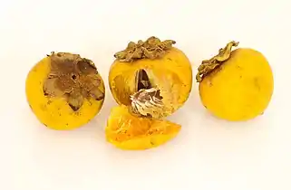 ripe fruit, disected