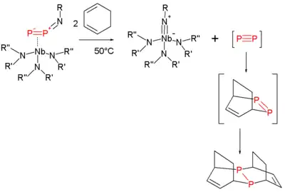 Diphosphorus reaction