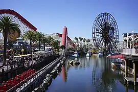 Pixar Pier(Incredicoaster and Pixar Pal-A-Round in 2019)