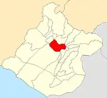 Location of Chucatamani in the Tarata Province