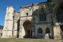 Southwest facade of the building.