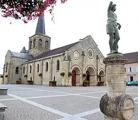 The church in Domérat